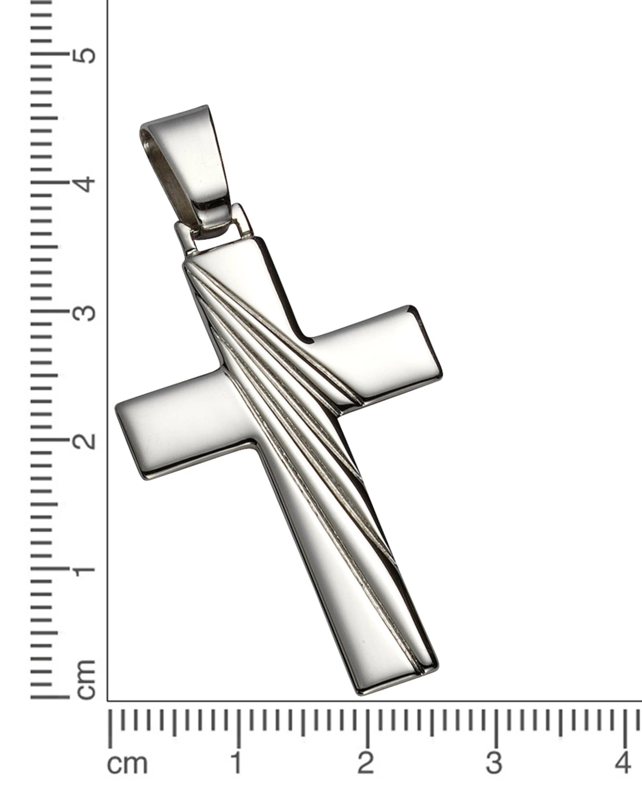 kantiges breites kreuz mit 4 diagonalen streifen