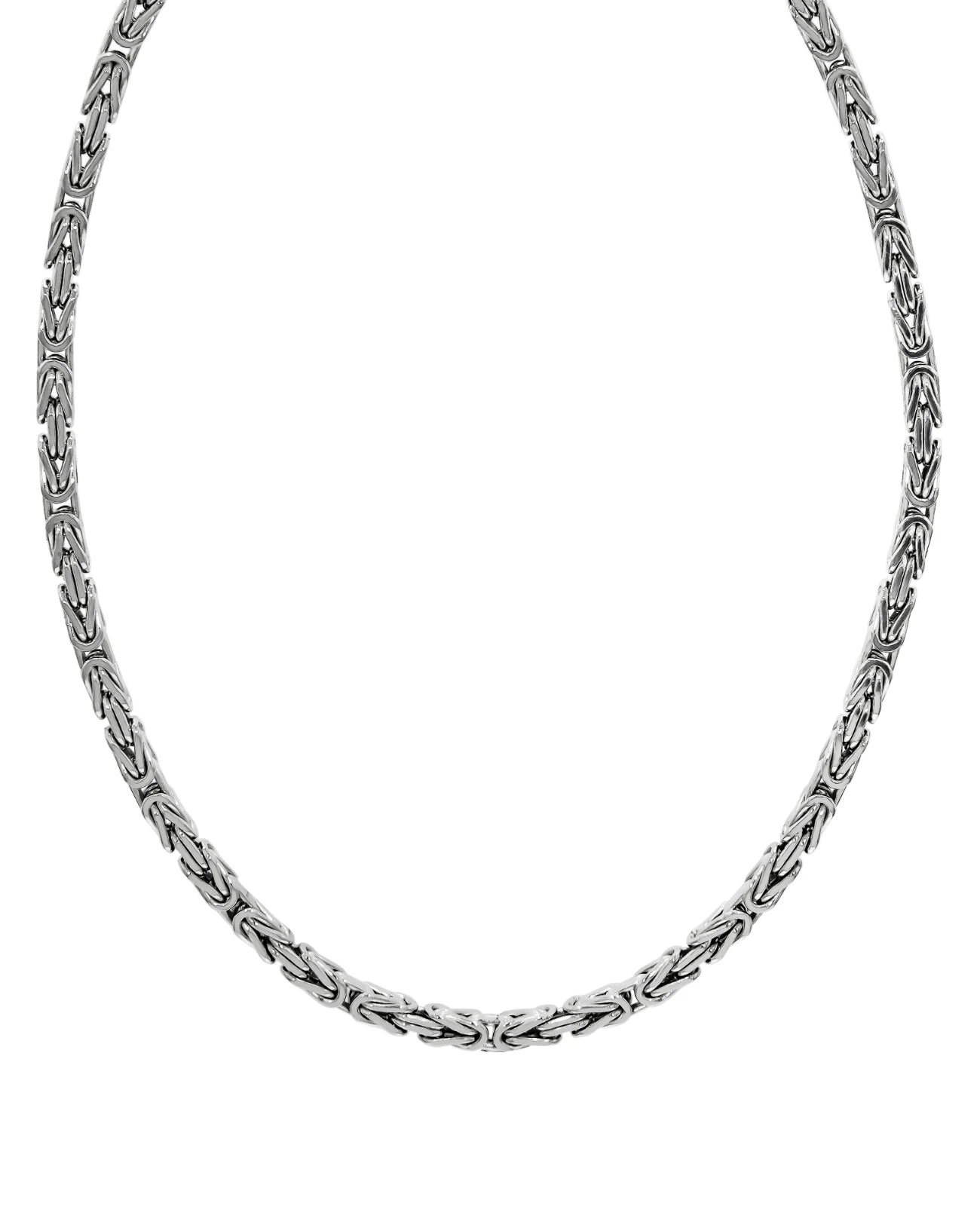 Königskette silber mit karabinerverschluß