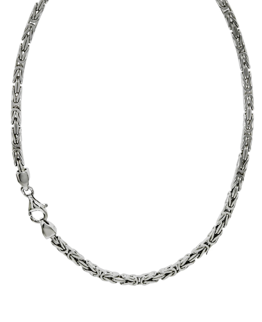 Königskette silber mit karabinerverschluß