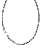 Königskette silber mit karabinerverschluß
