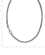 Königskette silber mit karabinerverschluß