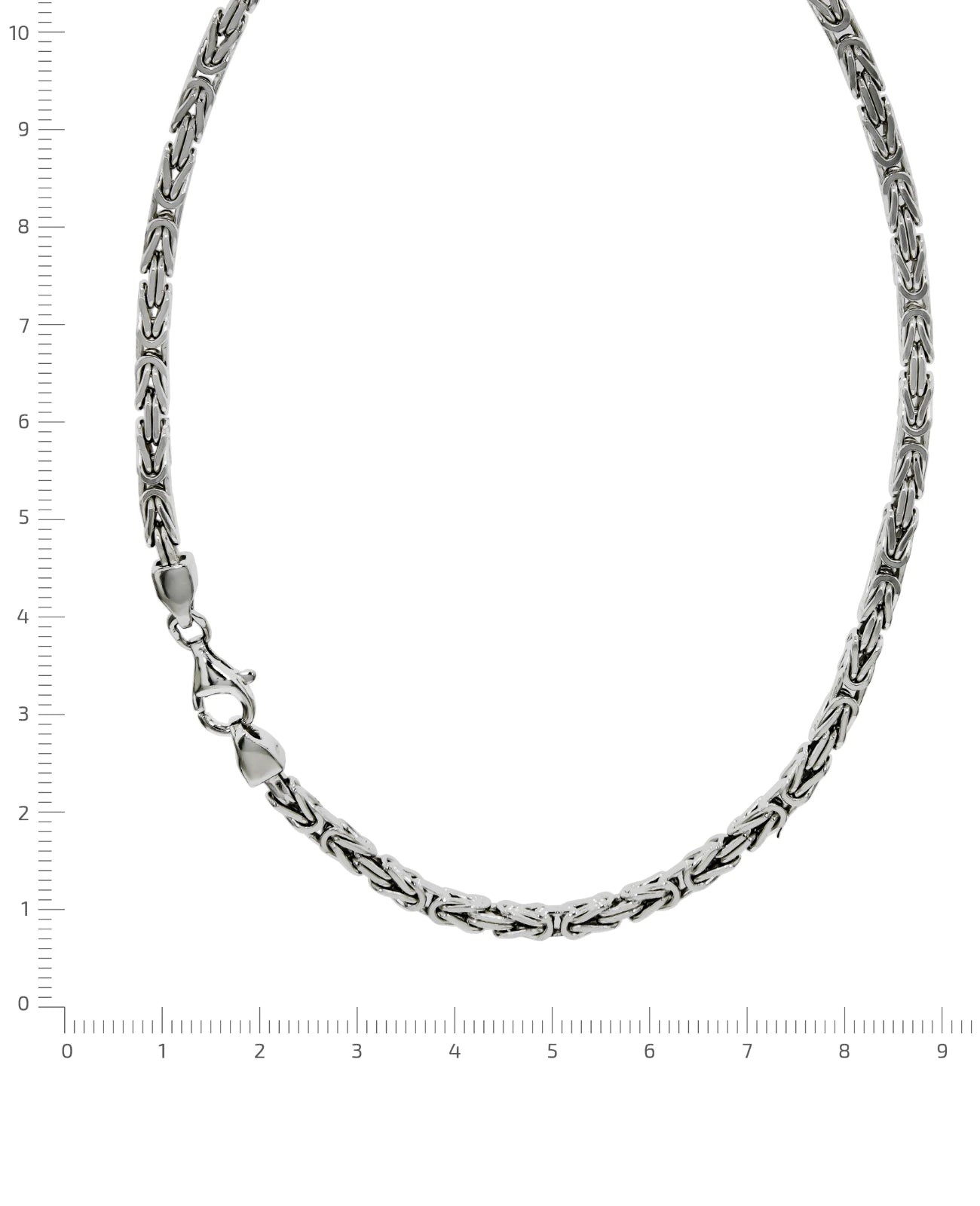 Königskette silber mit karabinerverschluß