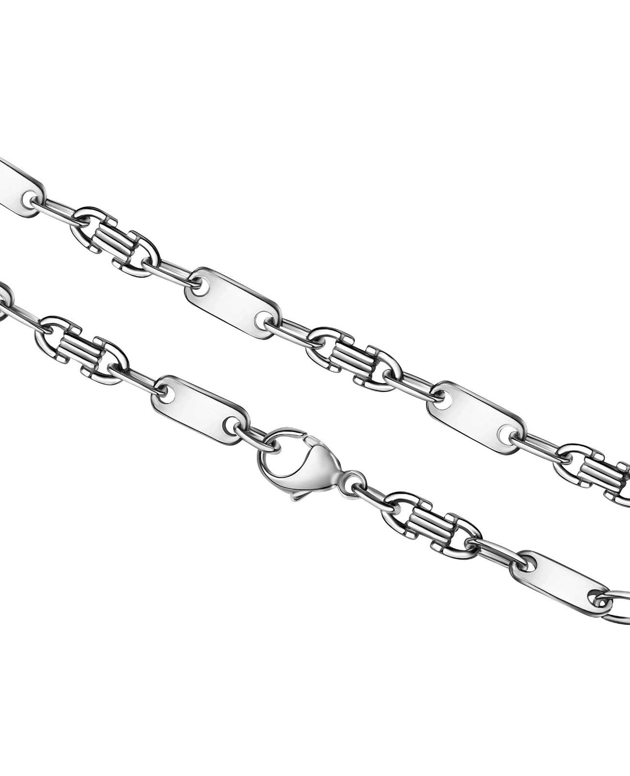 fantasie kette ovale platten und steigbuegel