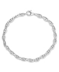 schiffsanker armband silber mit karabiner