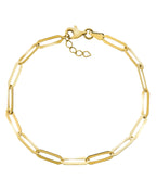 Breites weit offenes anker armband gold