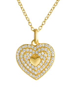 elegantes collier mit herzanhaenger