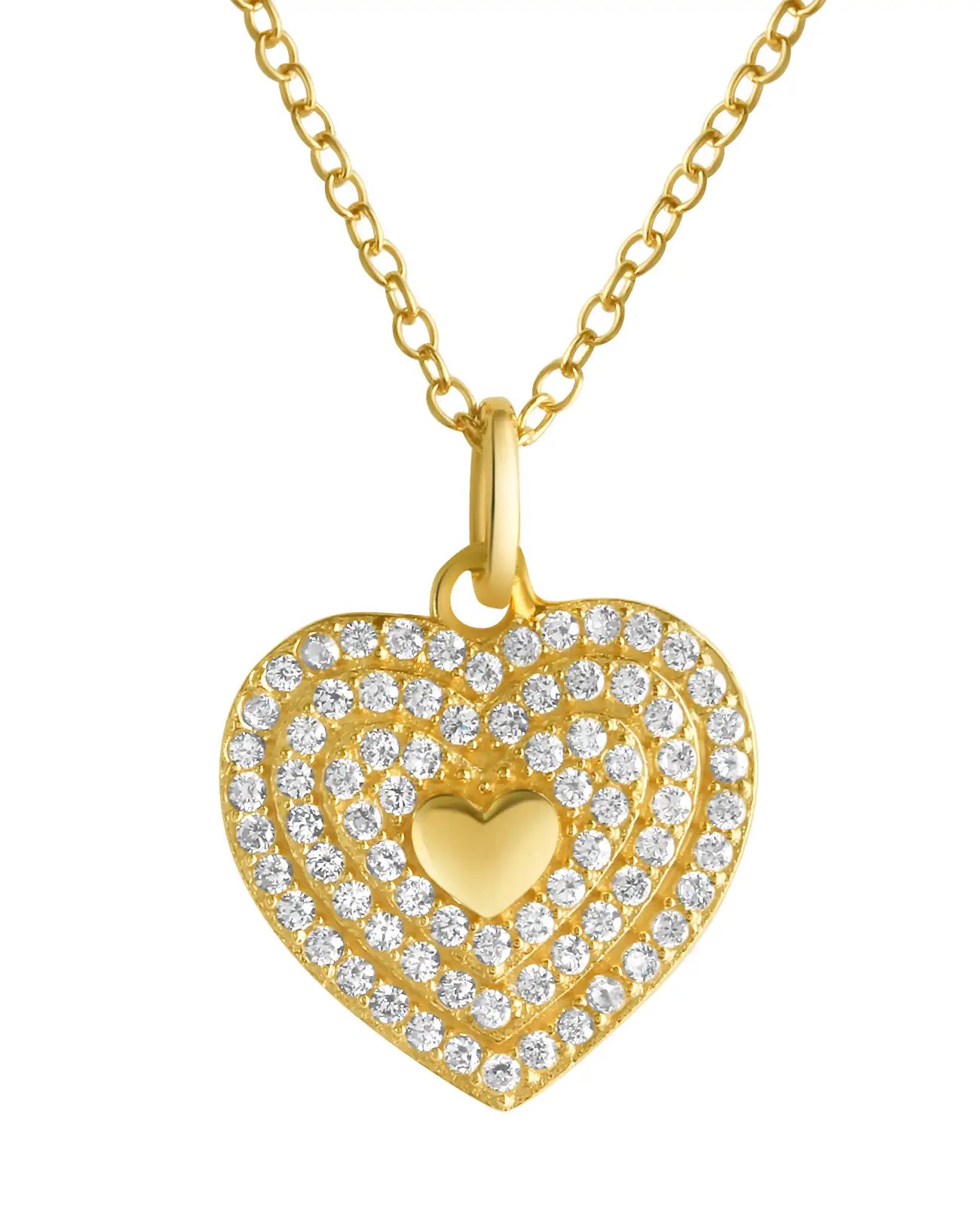 elegantes collier mit herzanhaenger