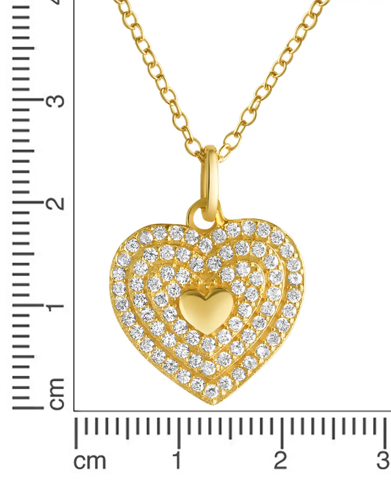 elegantes collier mit herzanhaenger