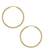 einfache runde rohrcreole gold