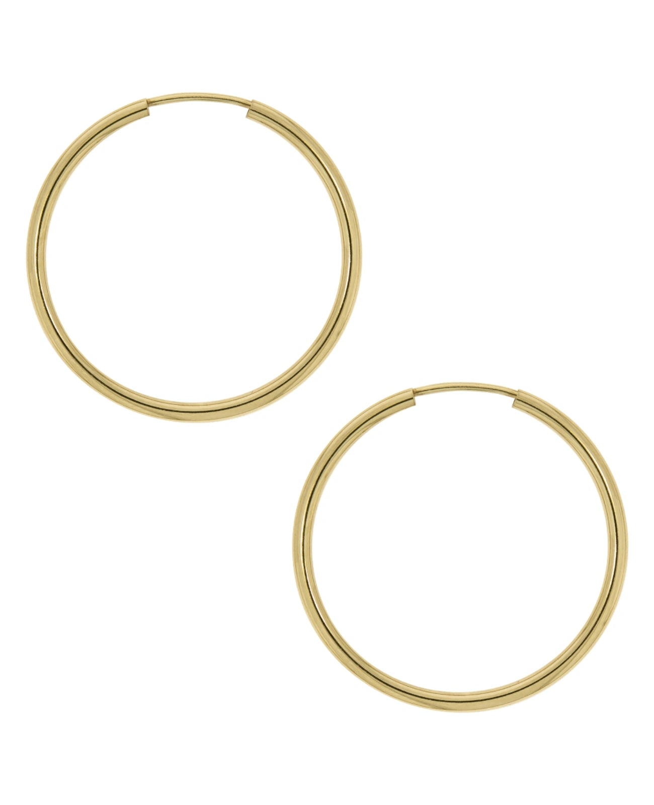 einfache runde rohrcreole gold