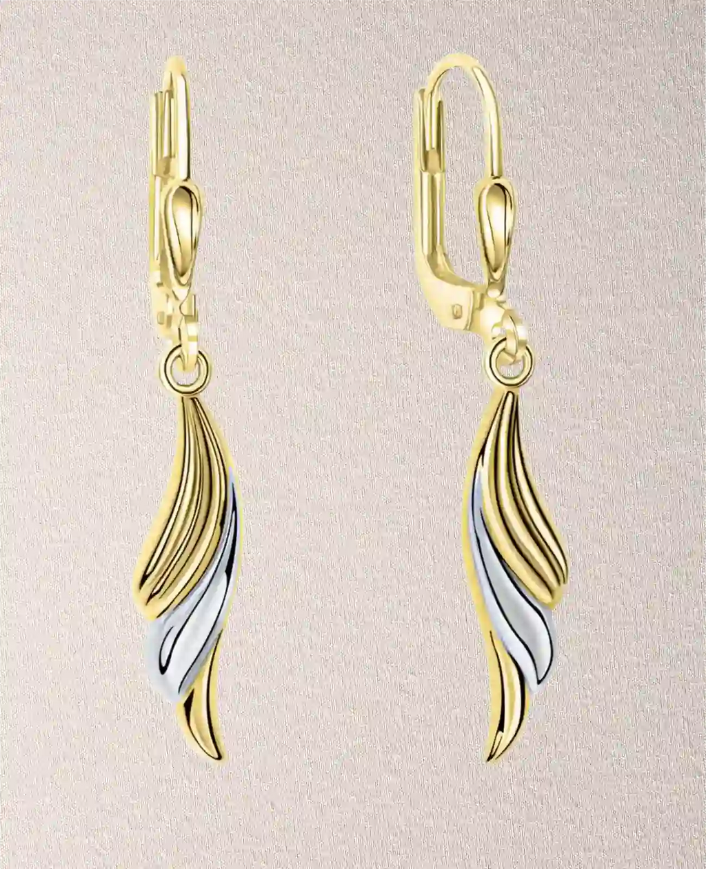 Brisur Oberteil unterteil 3 versetzte wellen