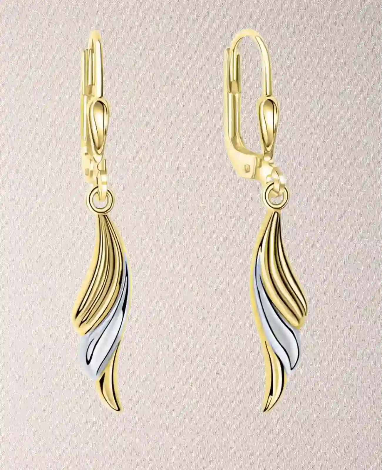 Brisur Oberteil unterteil 3 versetzte wellen