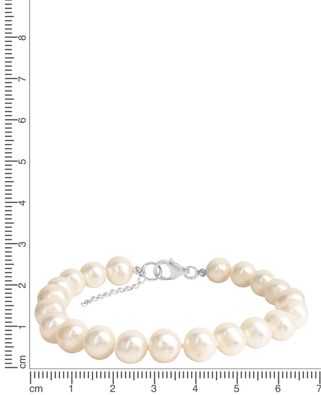 schoenes armband bestehend aus suesswasserzuchtperlen 8mm