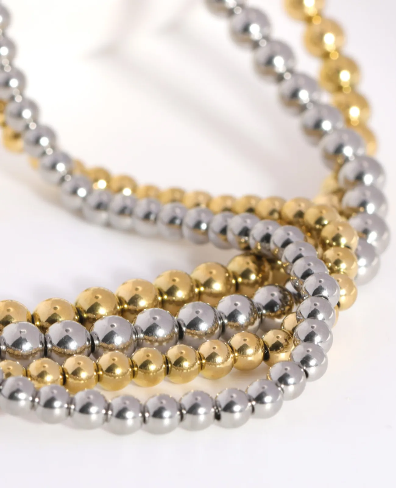 Kugel kette edelstahl mit karabinerverschluß