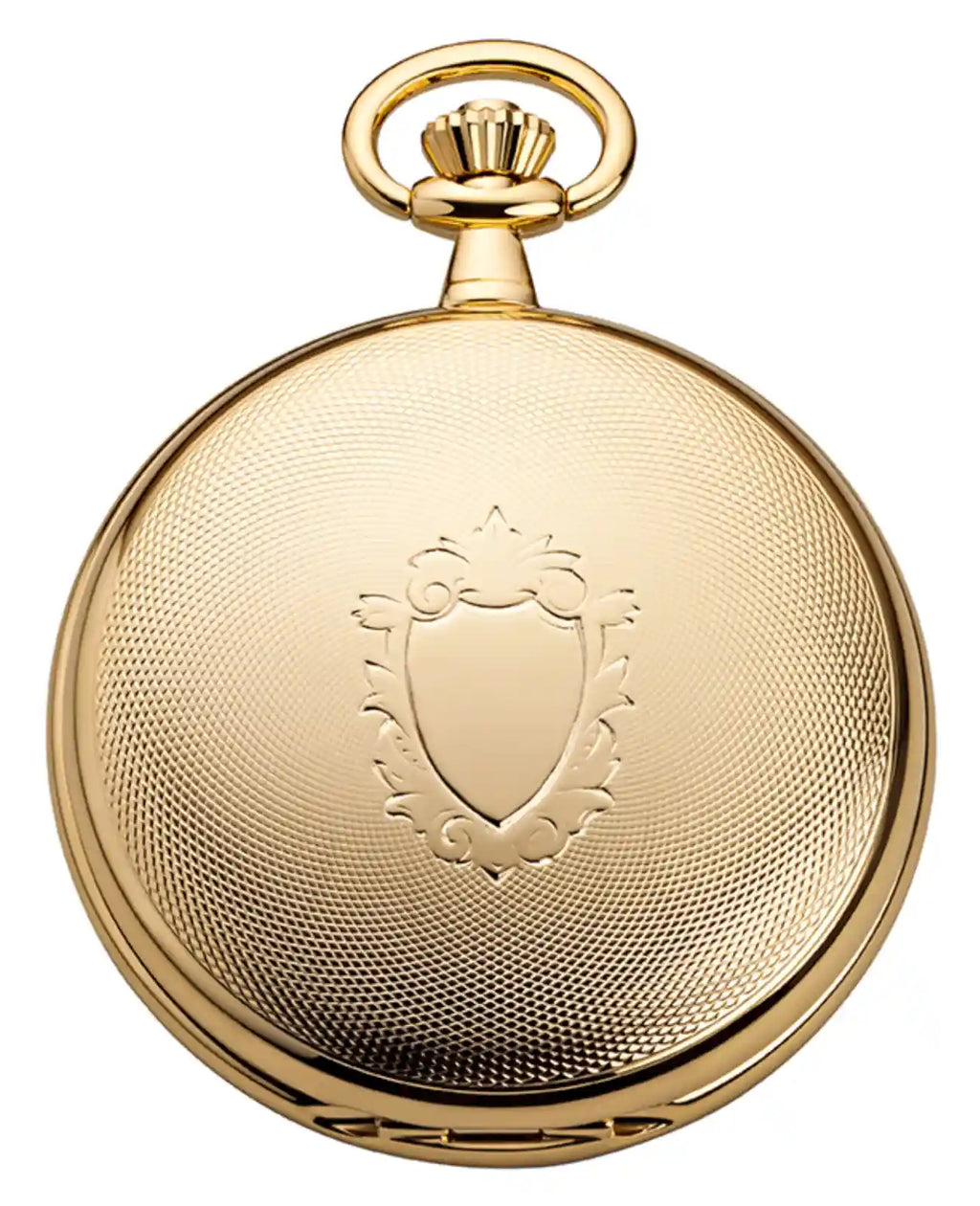 taschenuhr gold mit sprungdeckel vorne und rückseite