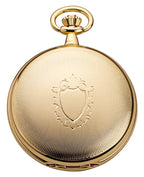 taschenuhr gold mit sprungdeckel vorne und rückseite