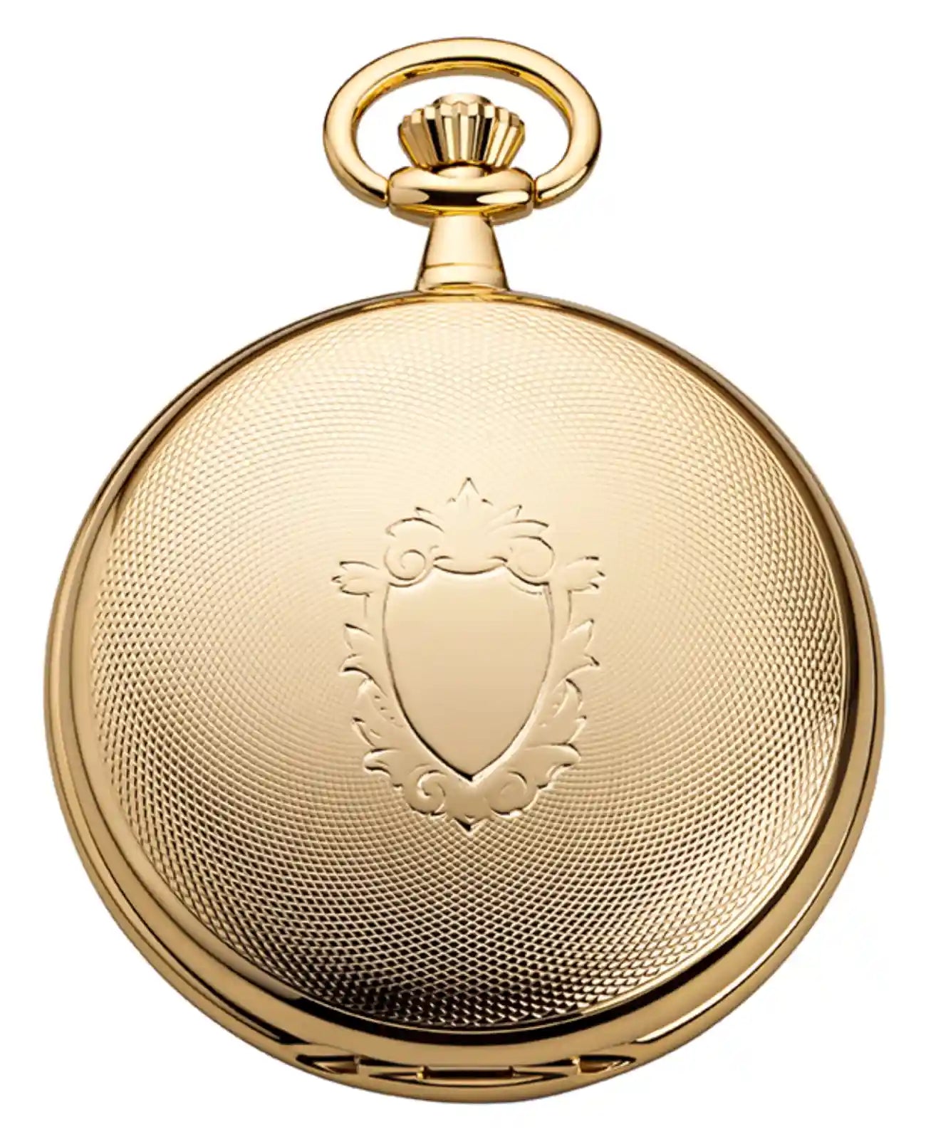 taschenuhr gold mit sprungdeckel vorne und rückseite