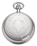 taschenuhr mit skelettuhrwerk sprungdeckel vorne und rückseite