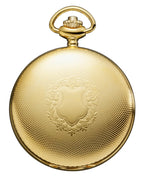 tascheuhr gold sprungdeckel zifferblatt weiss arabische zahlen datum