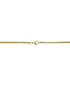 veneziakette mit großen eckigen kreuz anhänger karabiner verschluss