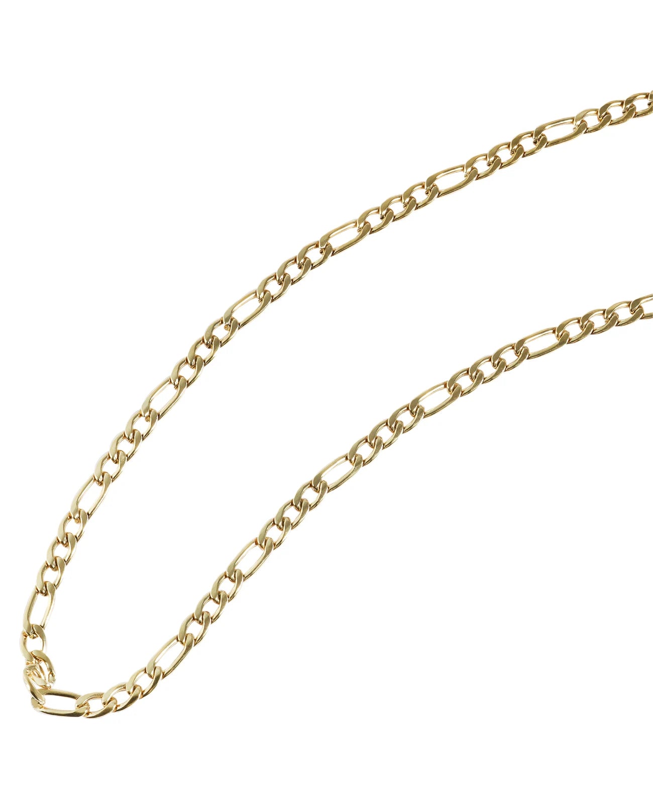 Figarokette goldfarben mit karabiner verschluss
