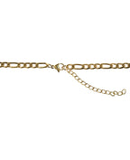 Figarokette goldfarben mit karabiner verschluss