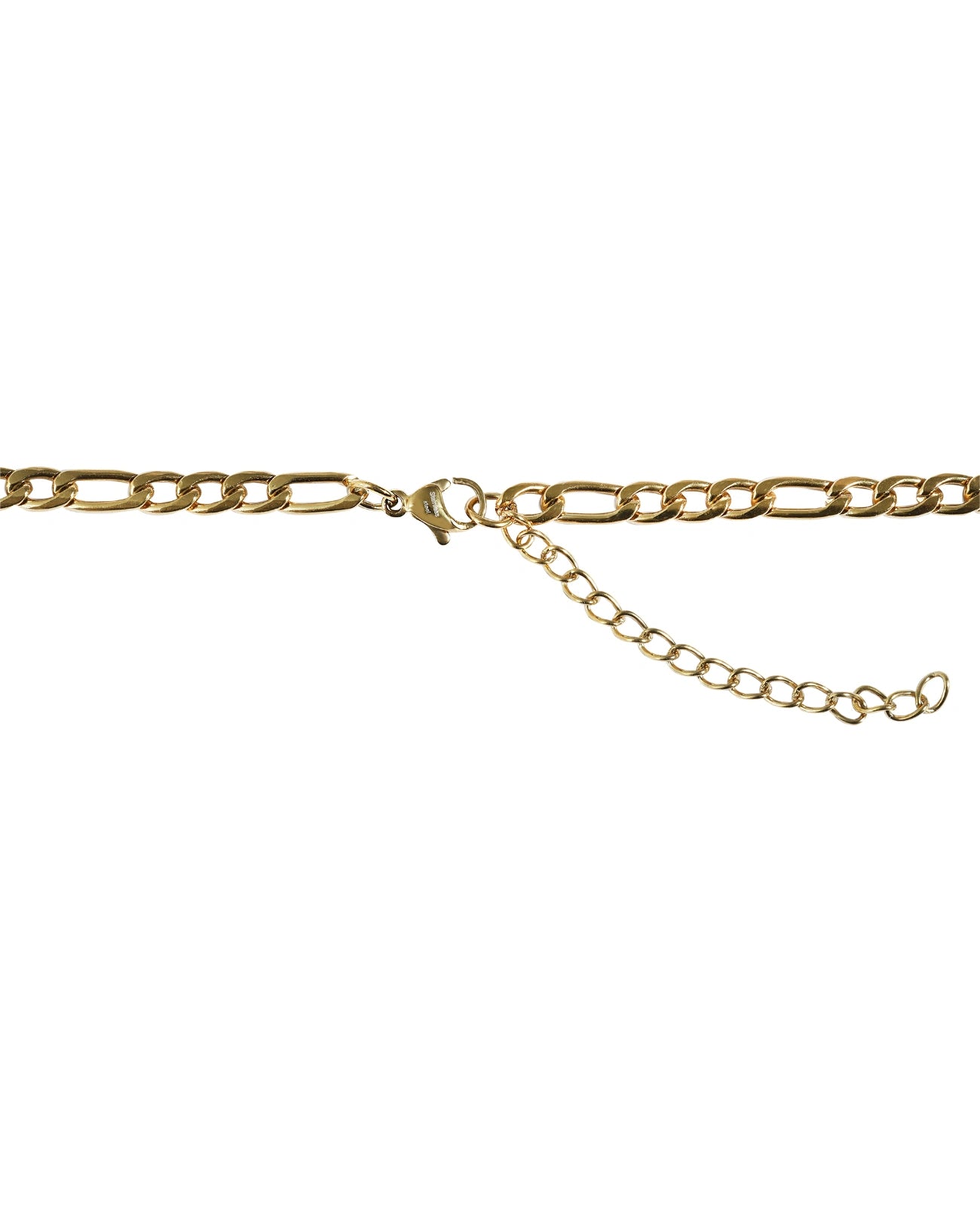 Figarokette goldfarben mit karabiner verschluss