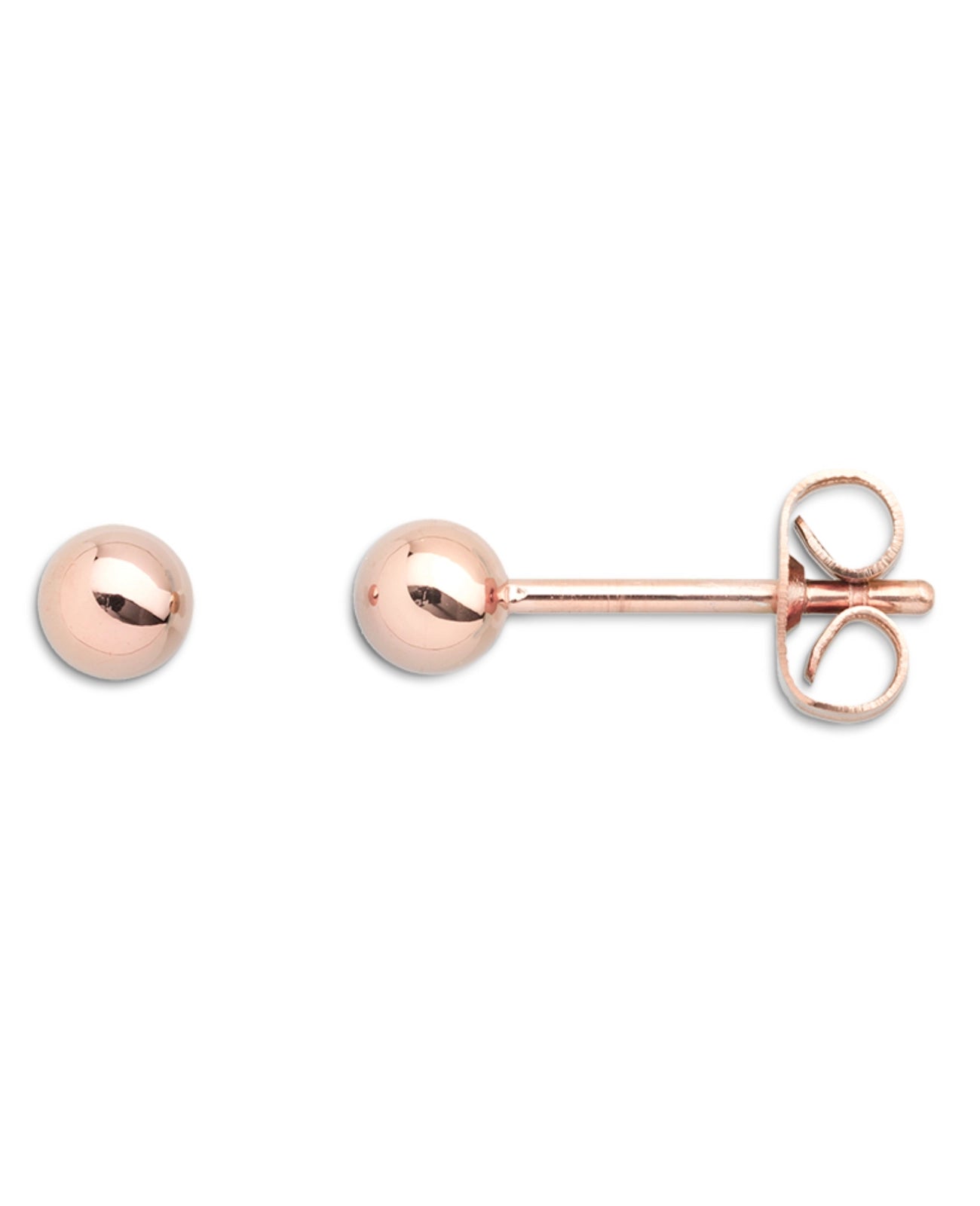 Kugel ohrstecker rosegold