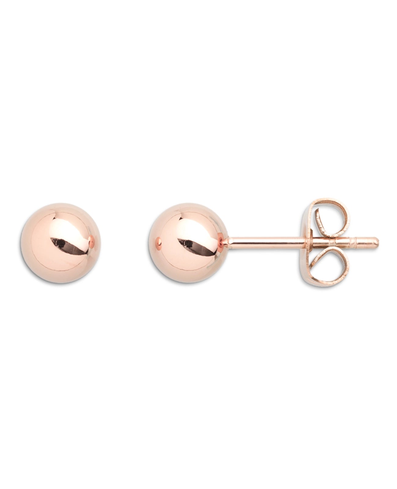 Kugel ohrstecker rosegold
