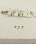 Kugel ohrstecker rosegold