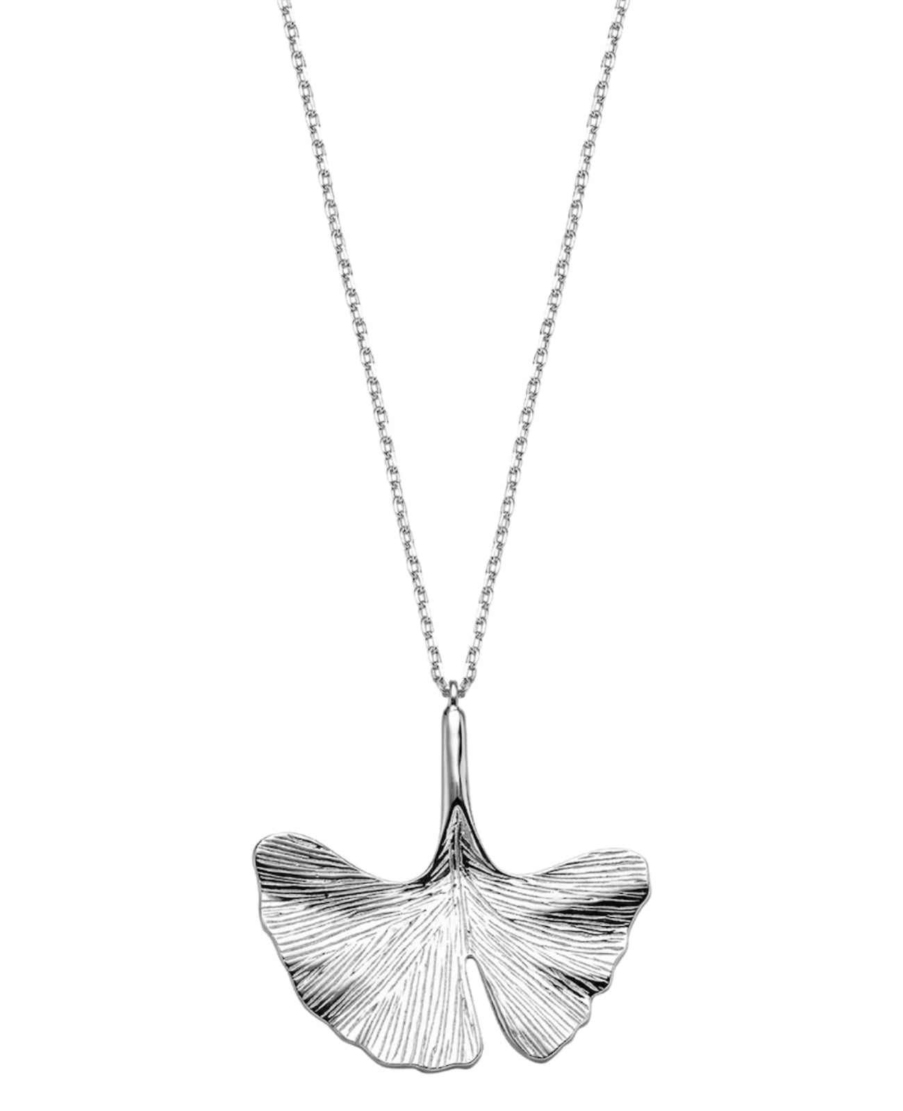 Ankerkette mit gingkoblatt anhänger