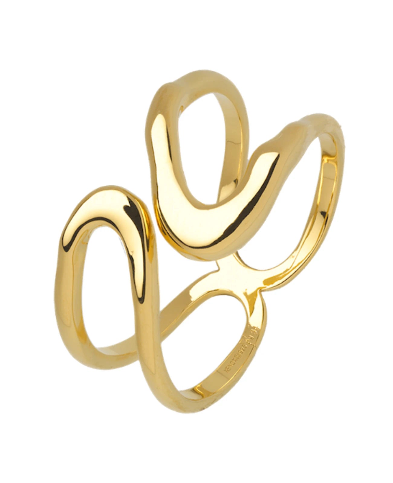 Offener gebogener ring