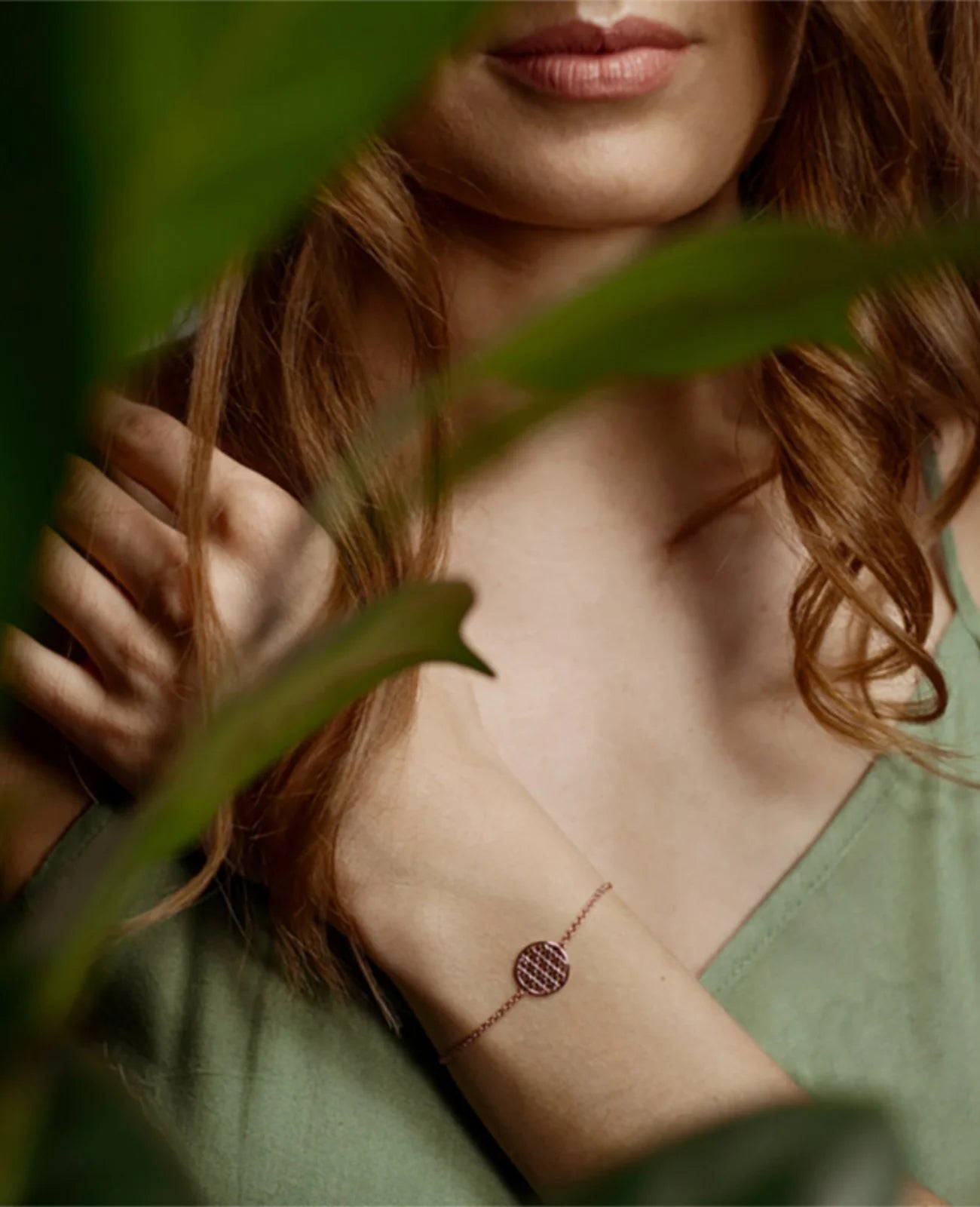 anker armband rundes mitteilteil blume des lebens