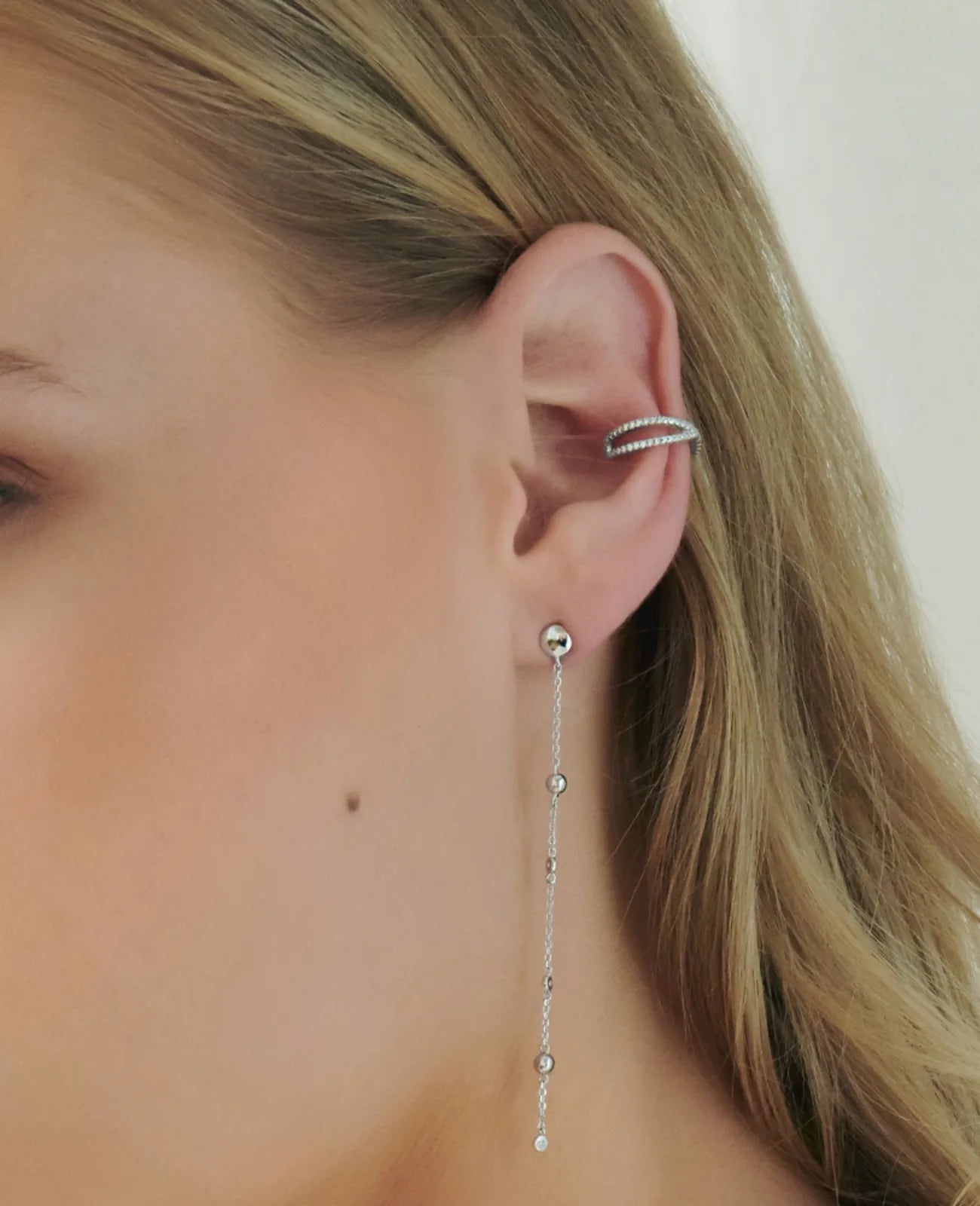 earcuff xform mit zirkonia besetzt