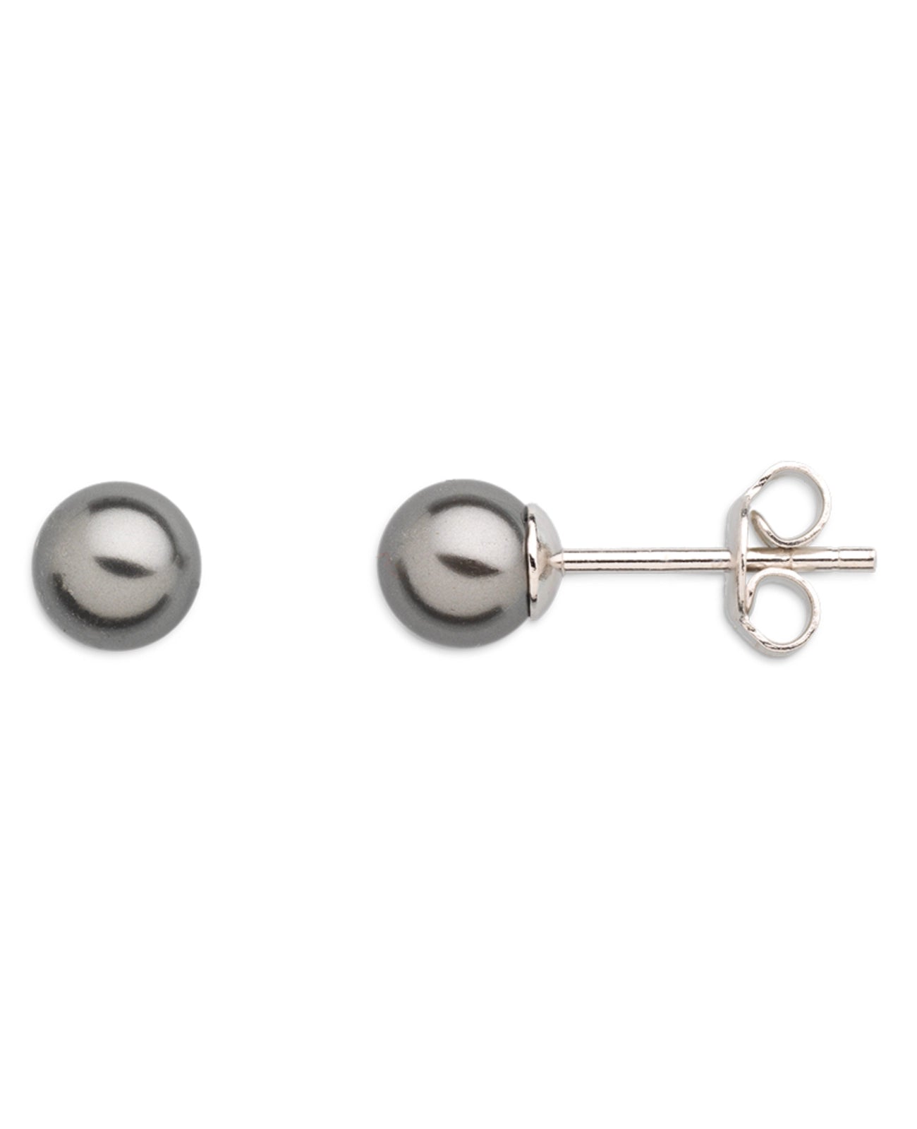 dunkle perlen ohrstecker