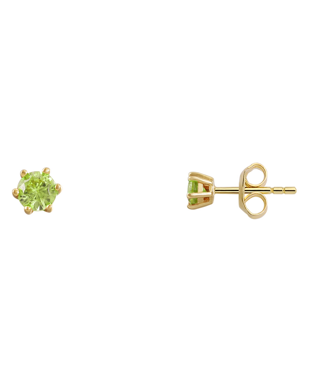 Peridot zirkoniastecker krappenfassung