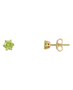 Peridot zirkoniastecker krappenfassung